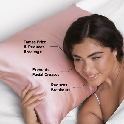 Satin Pillowcase Standard - Blush