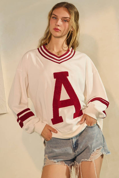 Varsity-inspired Alabama Pullover