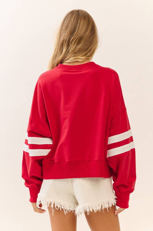 Game Day Long Sleeve Pullover Sweater