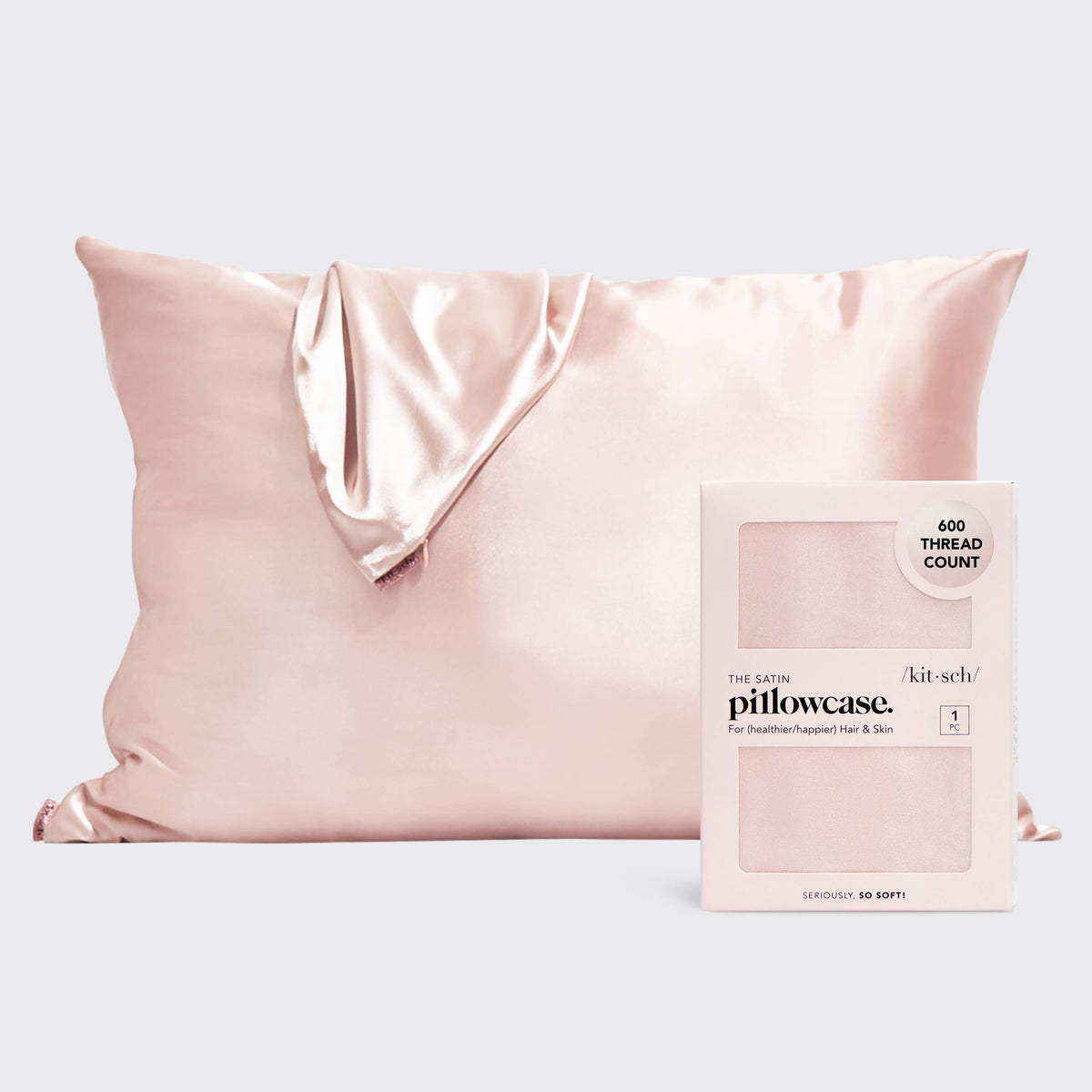 Satin Pillowcase Standard - Blush