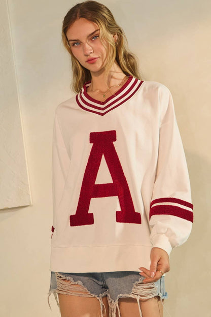 Varsity-inspired Alabama Pullover
