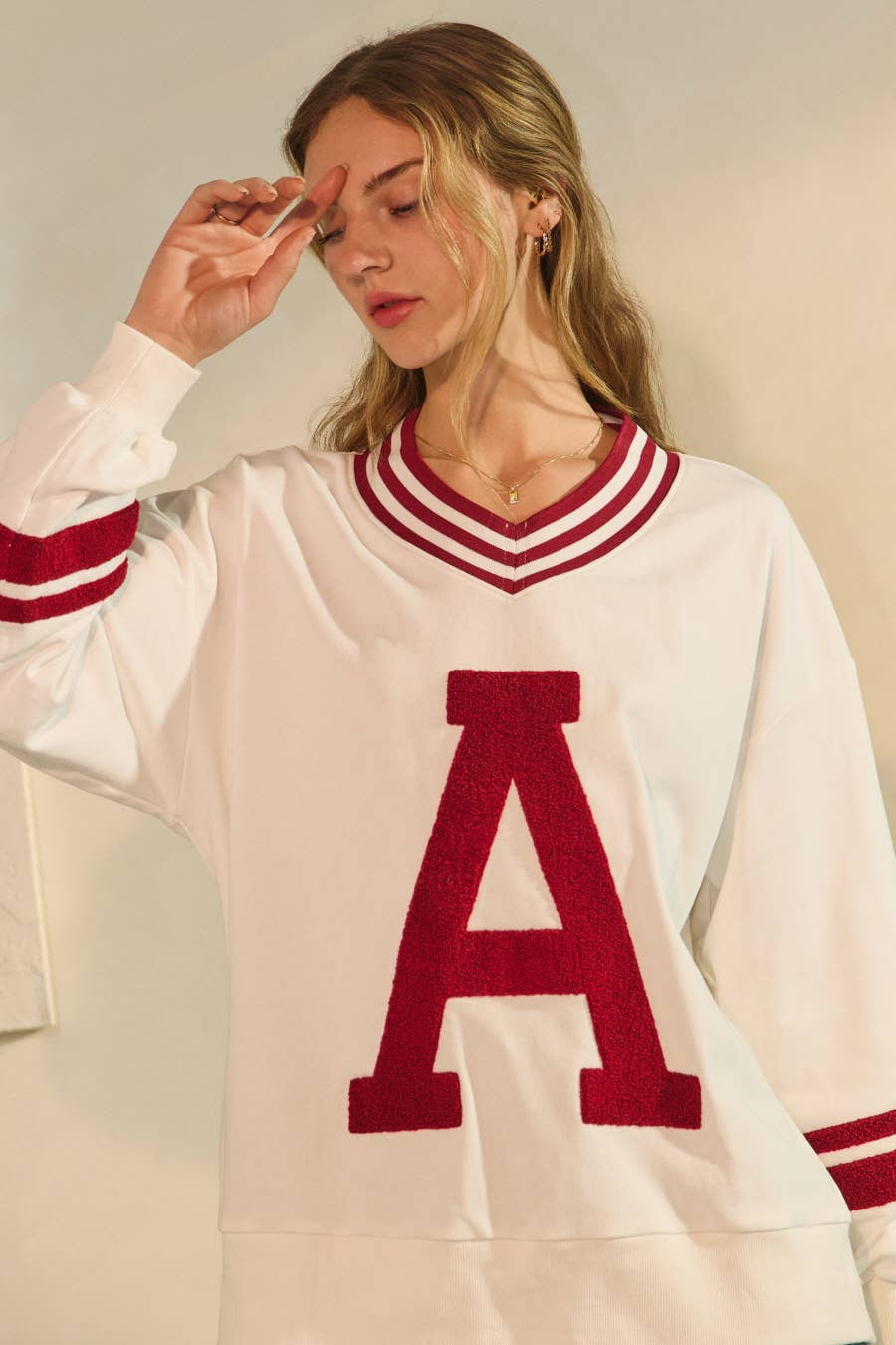Varsity-inspired Alabama Pullover