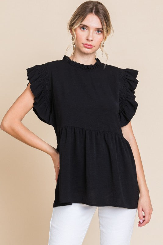 Baby Doll Top - 4 colors
