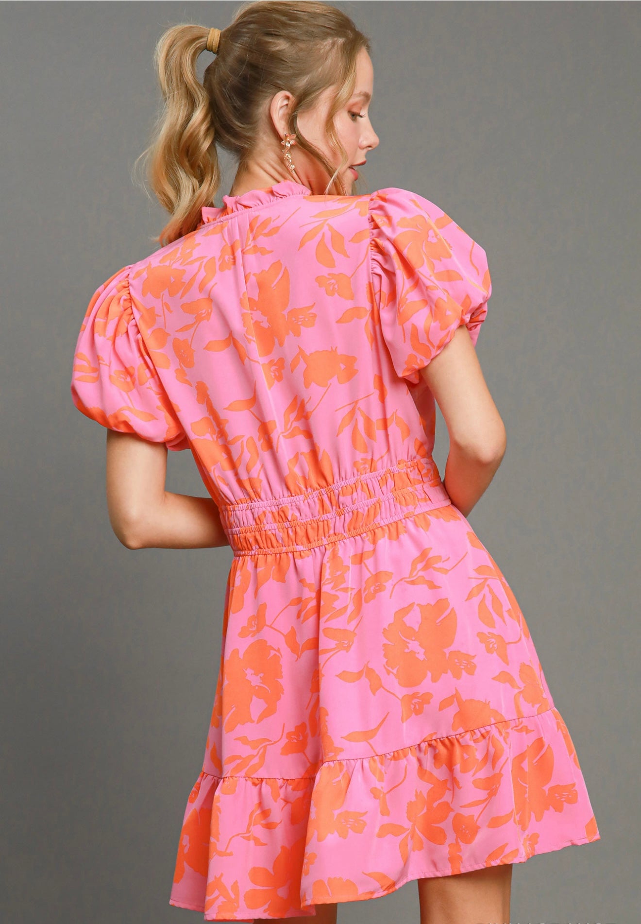 Sweet Blossom Floral Mini Dress