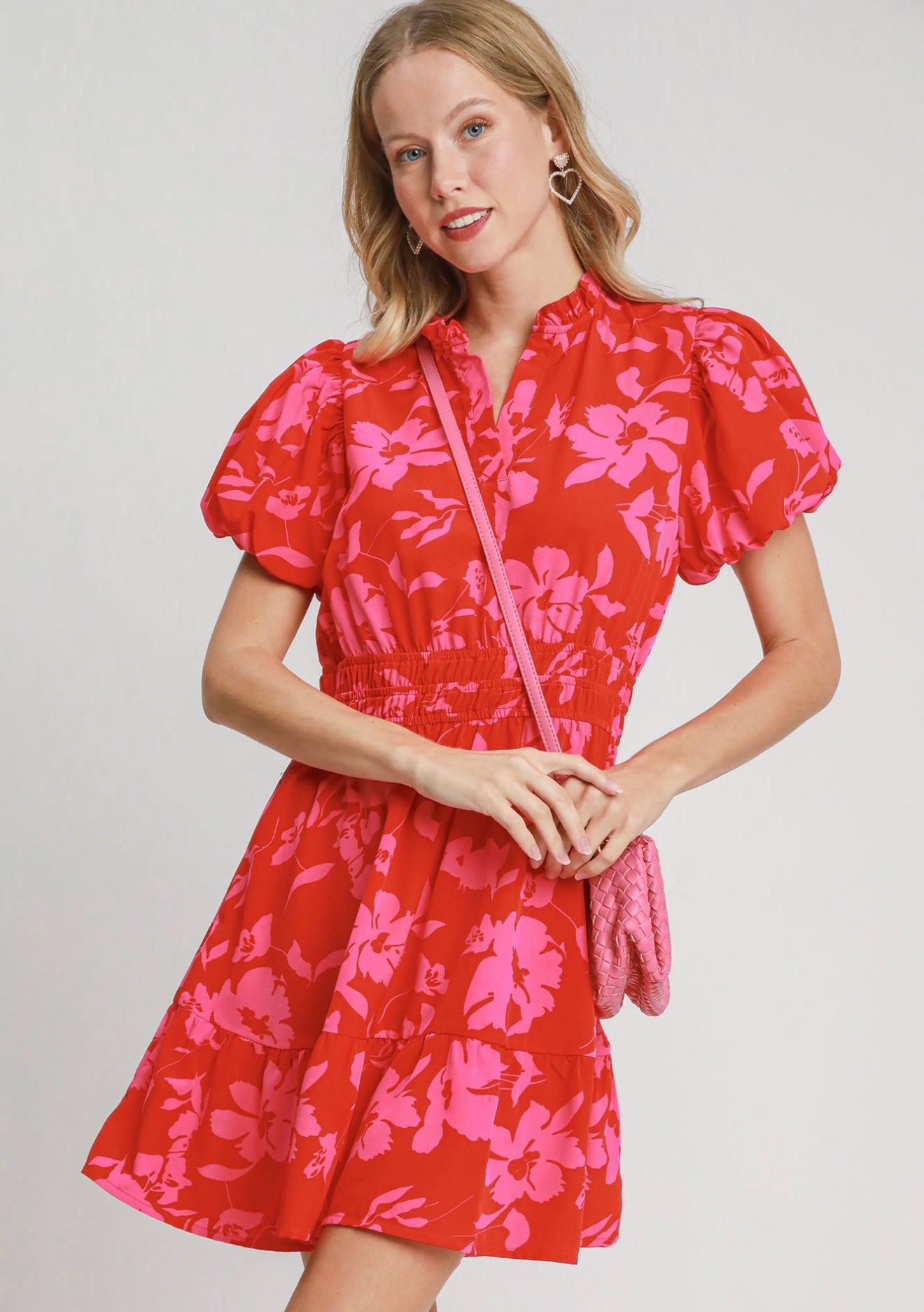 Pink Punch Floral Dress