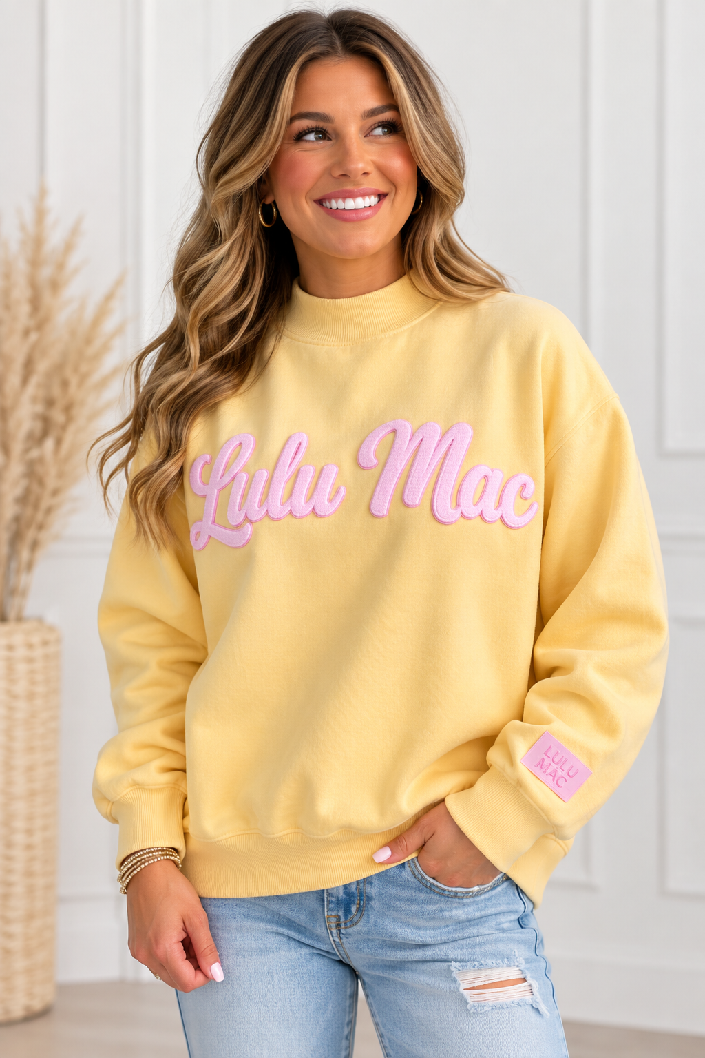 Lulu Mac Mock Neck Sweatshirt