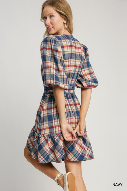 Fall for Plaid Dress