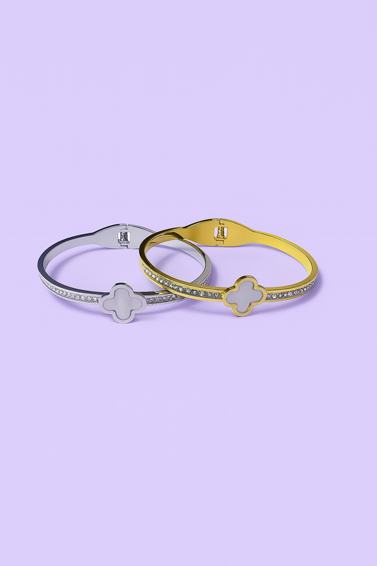 Clover Bangle Bracelet