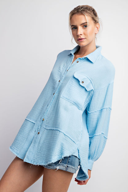 Cozy Button Up - 3 colors