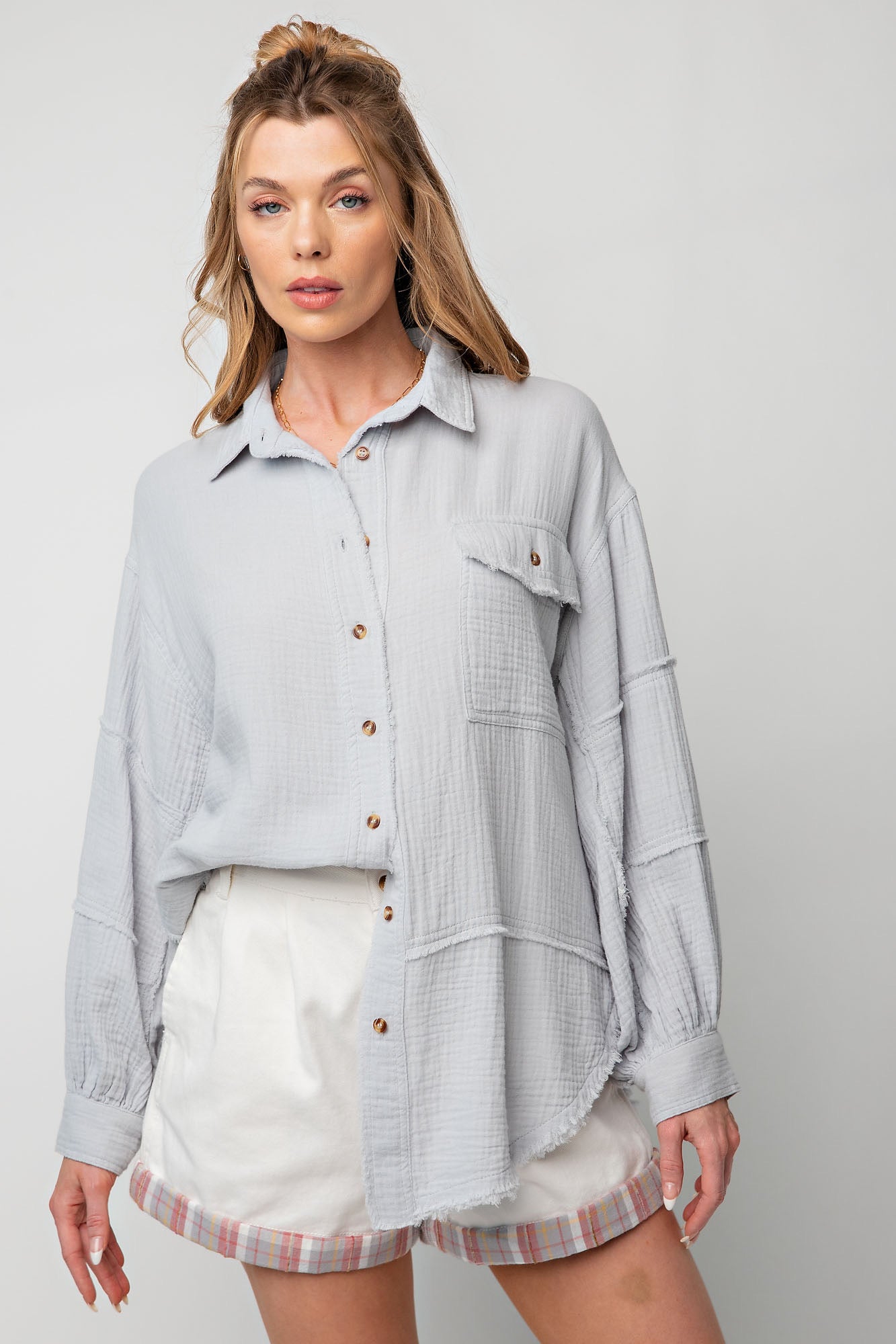 Cozy Button Up - 3 colors