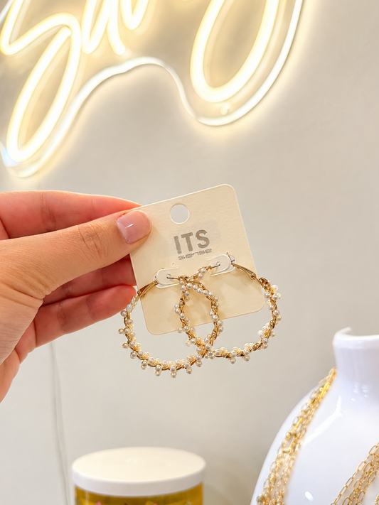 Pearl Hoops