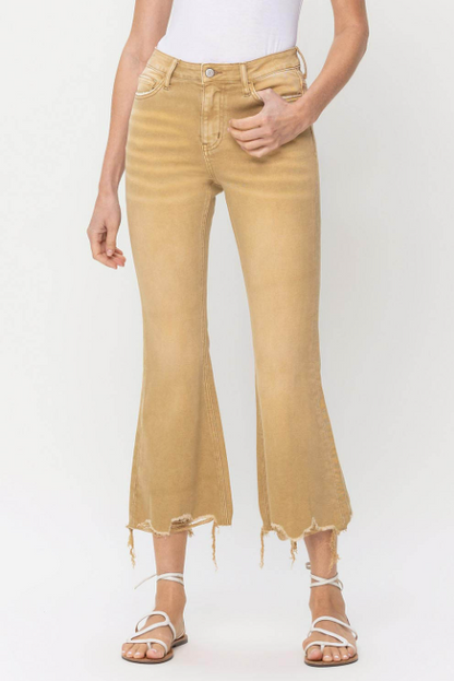 Flared Cropped Jeans