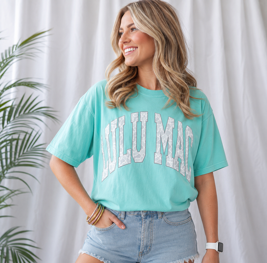 Lulu Mac Chalky Mint Camo Tee