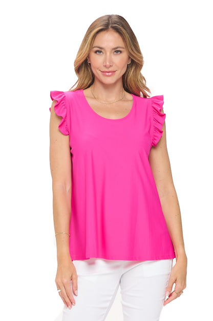 Savvy Ruffle Top