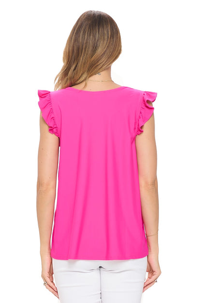 Savvy Ruffle Top