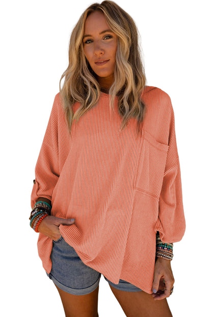 Sunset Vibes Ribbed Top