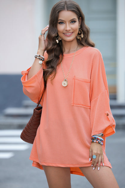 Sunset Vibes Ribbed Top