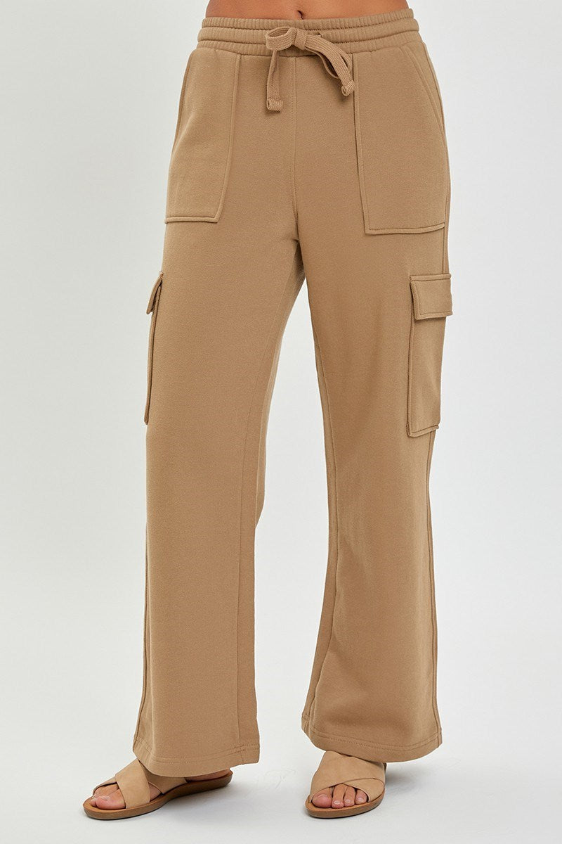 High Rise Cargo Pants