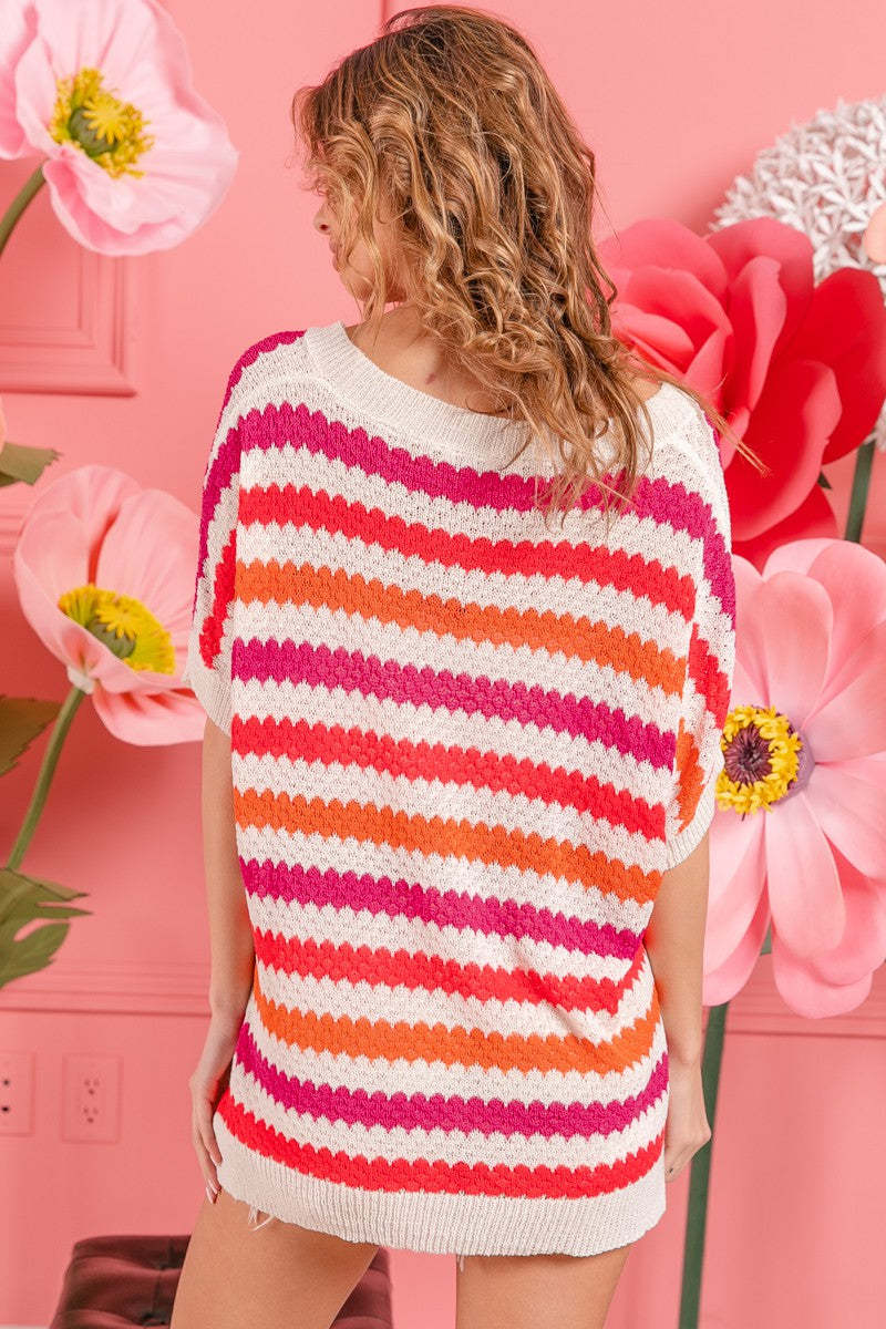 Color Pop Knit Top
