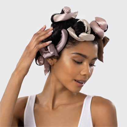 Satin Wrapped Flexi Rods 6pc Set - Rosewood