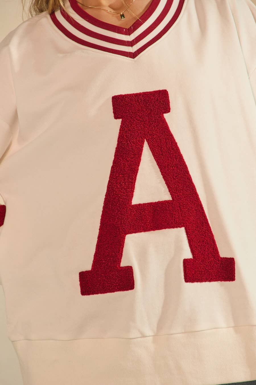 Varsity-inspired Alabama Pullover